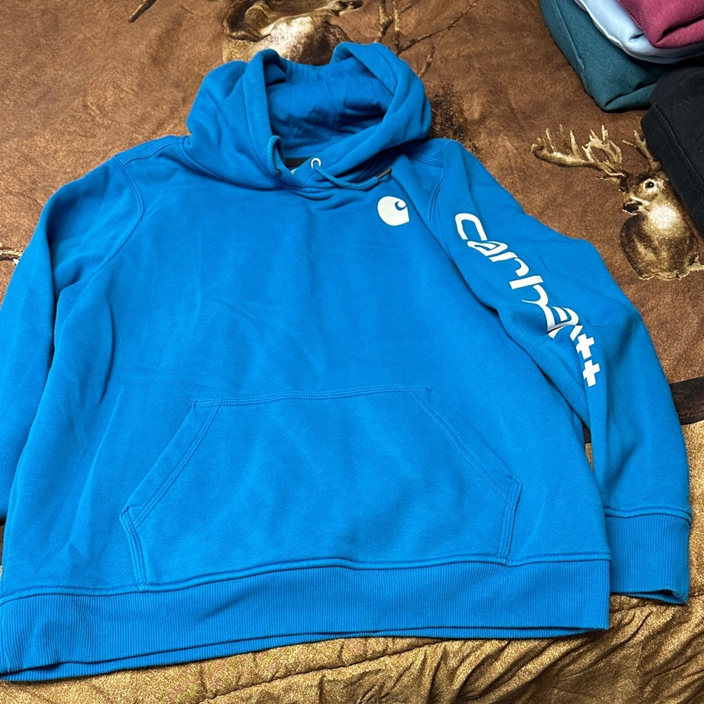 Carhartt Vibrant Blue Pullover Hoodie